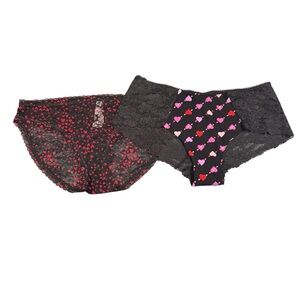 Victoria's Secret Heart Panties (2) - L